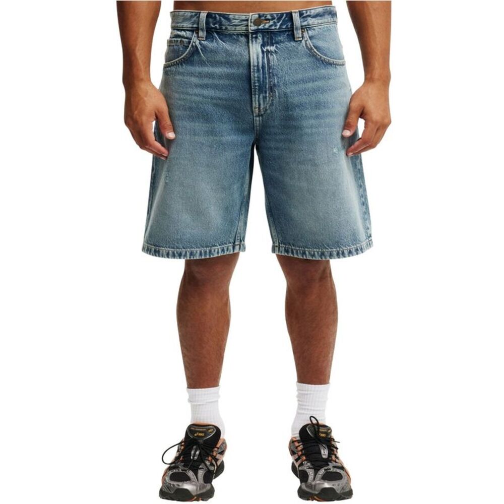 Cotton On Mens Baggy Casual Denim Shorts, NWT